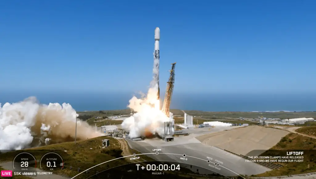 SpaceX launches Maxar’s first WorldView Legion imaging satellites